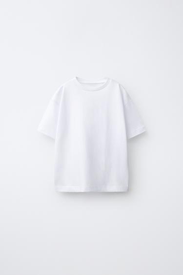 CAMISETA LISA - Blanco de Zara - Imagen 0