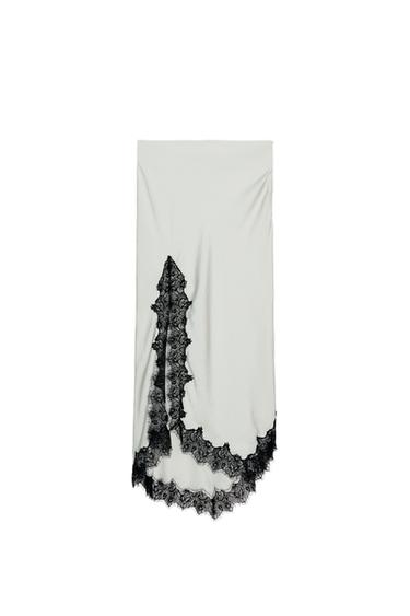 ZW COLLECTION LACE MIDI SKIRT