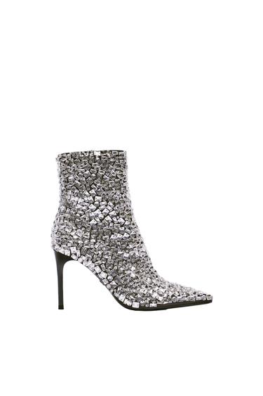 HIGH-HEEL DIAMANTÉ ANKLE BOOTS - SPECIAL EDITION