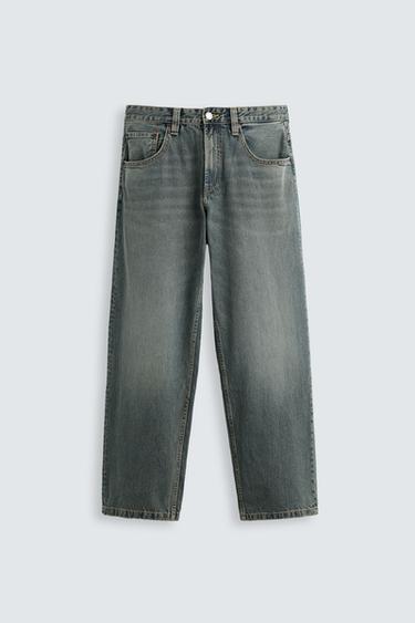 JEANS BAGGY FIT - Azul / Verde da Zara