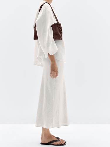 Bolso pequeño compartimentos piel napa - Cuero de Zara - Imagen 0