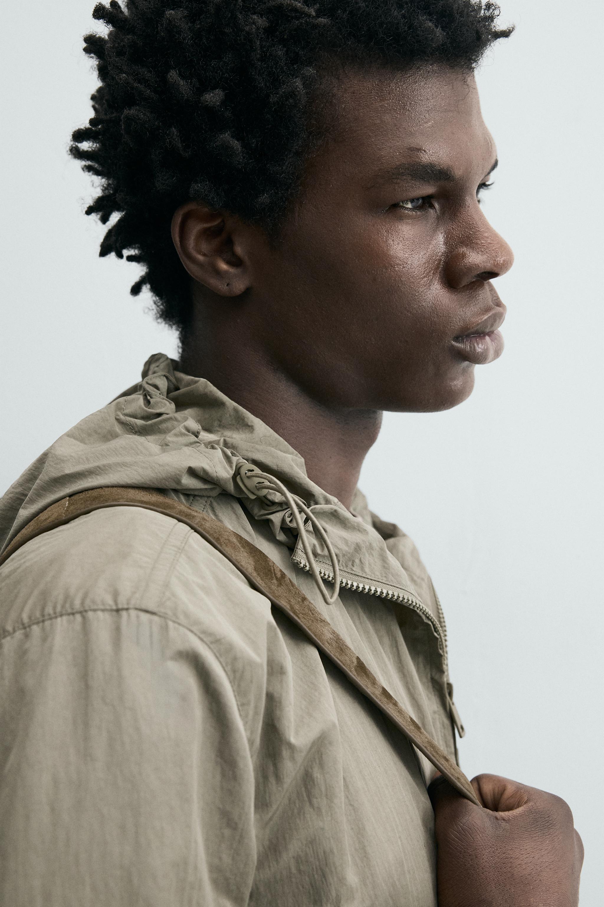 LIGHTWEIGHT TECHNICAL JACKET - Gray green | ZARA United States