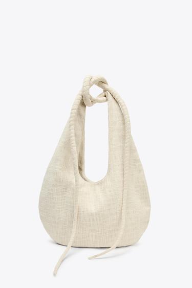 SAC EN TISSU X FANGLU LIN - Beige clair de Zara - Image 2