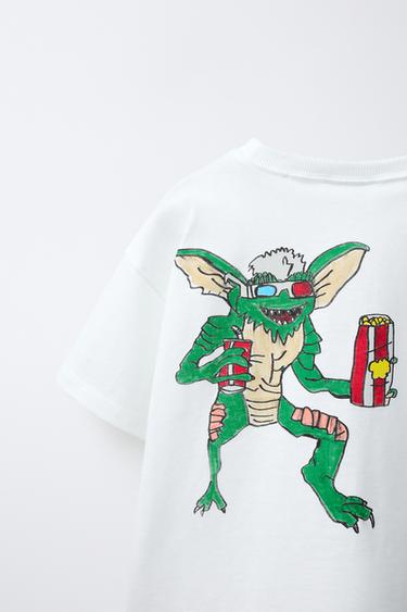 T-SHIRT ILLUSTRATION GREMLINS™ & © X DYLAN´S T-SHIRT CLUB X ZARA - Blanc de Zara - Image 3