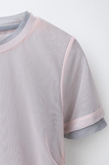 DOUBLE BALLET T-SHIRT - Pink by Zara - Image 2