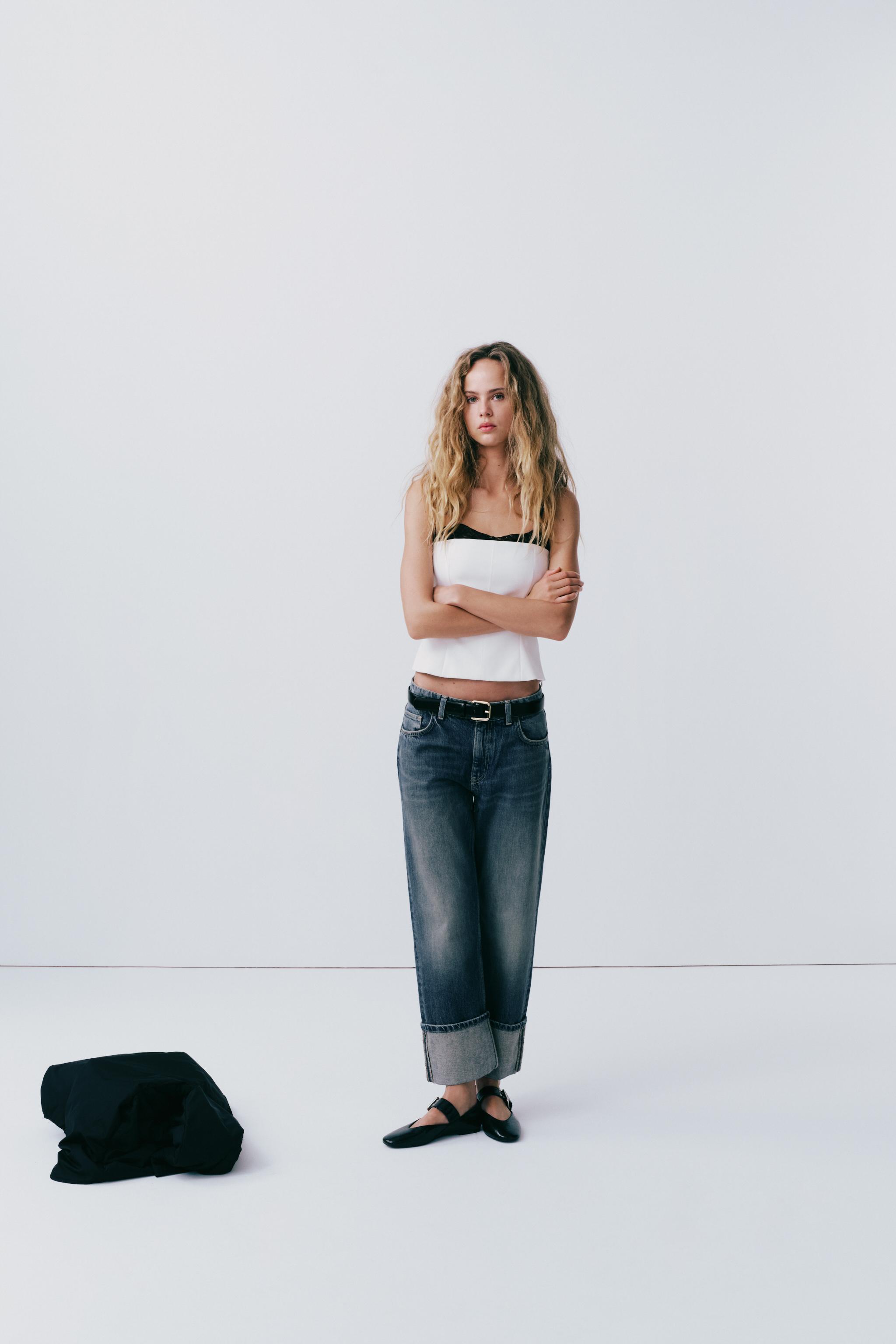 Zara, Tops, Zara Satin Effect Corset Bodysuit