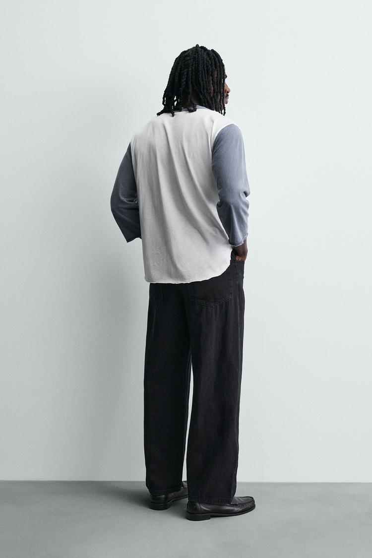 LIGHTWEIGHT LOOSE WIDE FIT JEANS