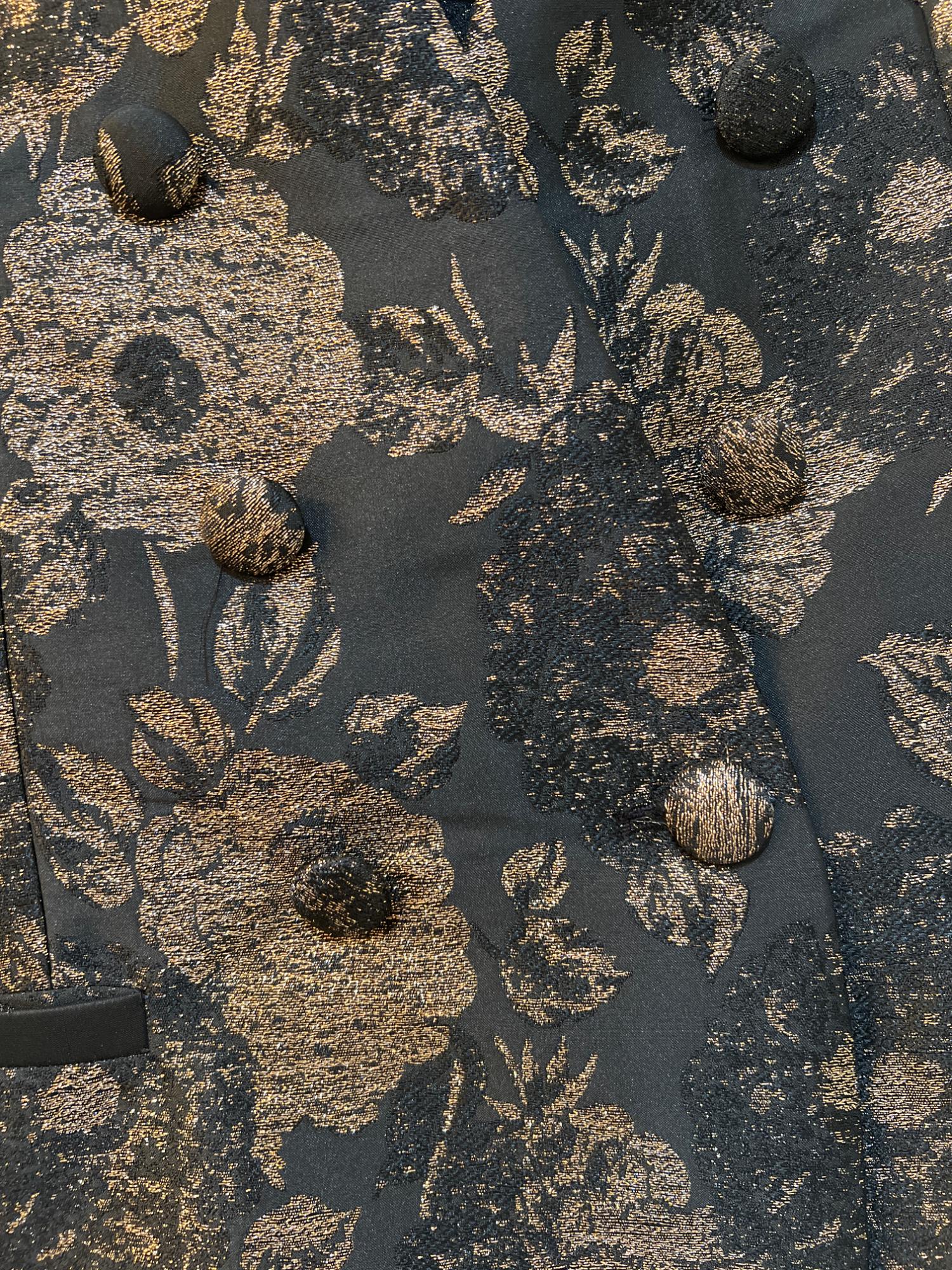 GOLDEN JACQUARD JACKET