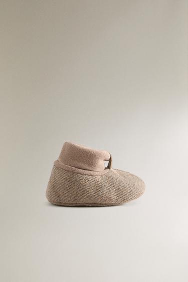 FABRIC BOOTIES - Brown by Zara - Image 0