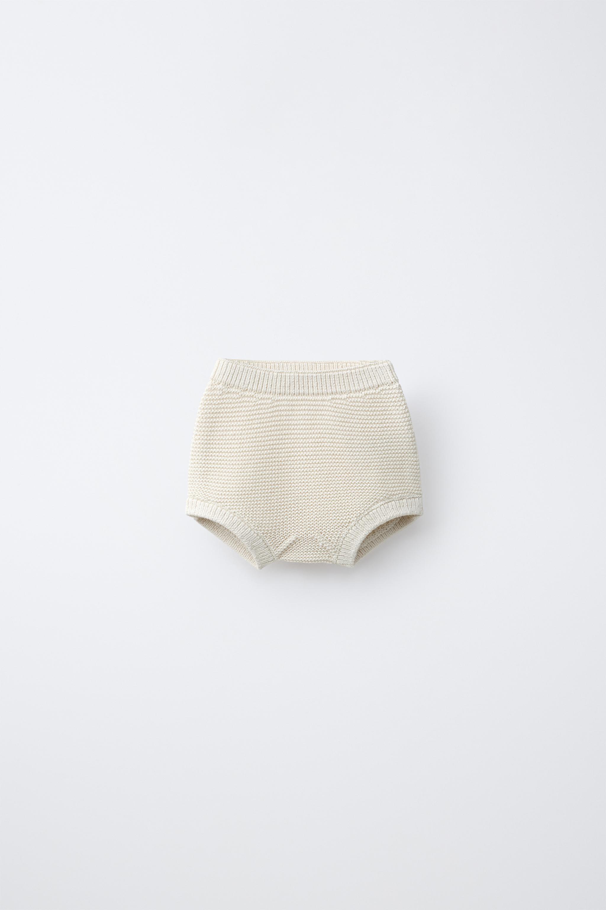 LINKS KNIT BRIEFS — Ecru