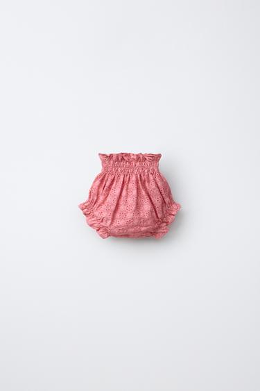 CULOTTE BRODERIE SUISSE - Fuchsia de Zara - Image 1