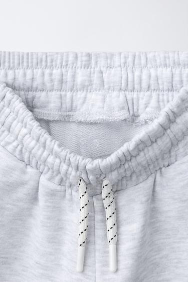 PANTALON DE JOGGING RELAXED À BORD FRANC - Gris chiné de Zara - Image 2