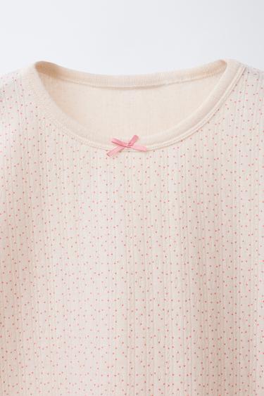 6-14 ANS/ PYJAMA À POIS - Écru de Zara - Image 3