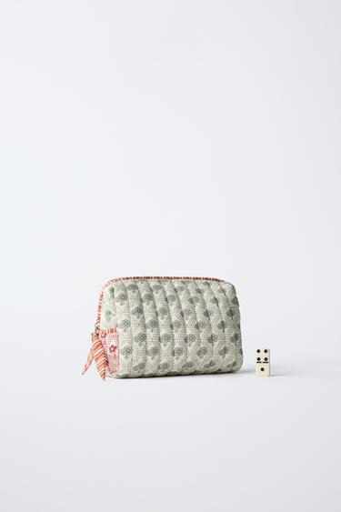 FLORAL TOILETRY BAG - Ecru White by Zara - Image 5