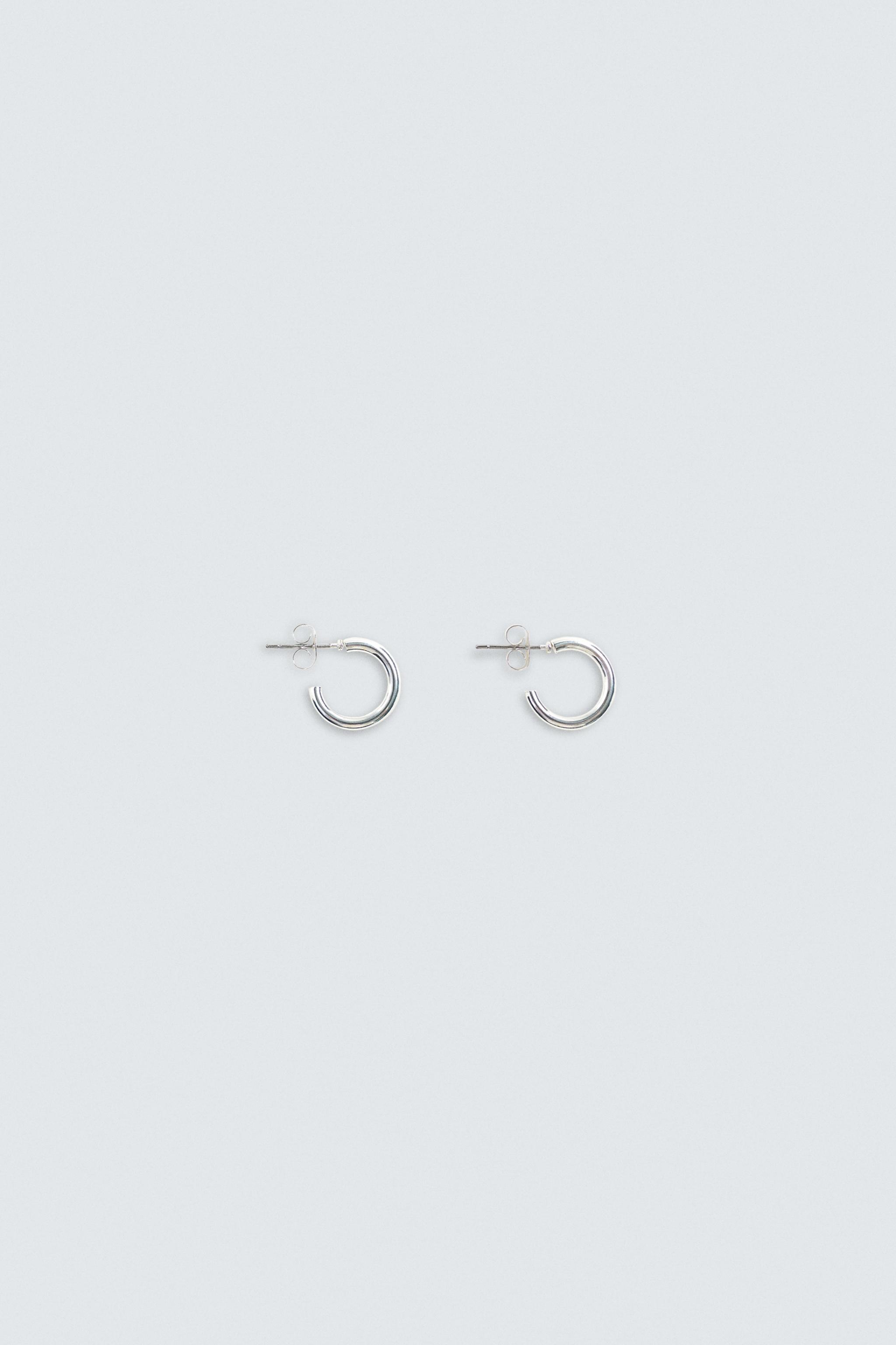 HOOP EARRINGS - Silver | ZARA United States