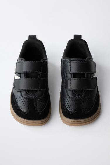 BASKET EN CUIR À BRIDES PIEDS NUS - Noir de Zara - Image 8