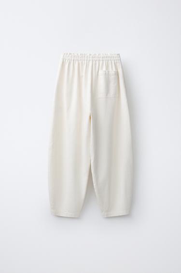 PANTALON BALLON - Beige clair de Zara - Image 1