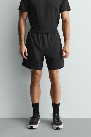 PANTALONES CORTOS ENTRENAMIENTO 9" - Negro de Zara