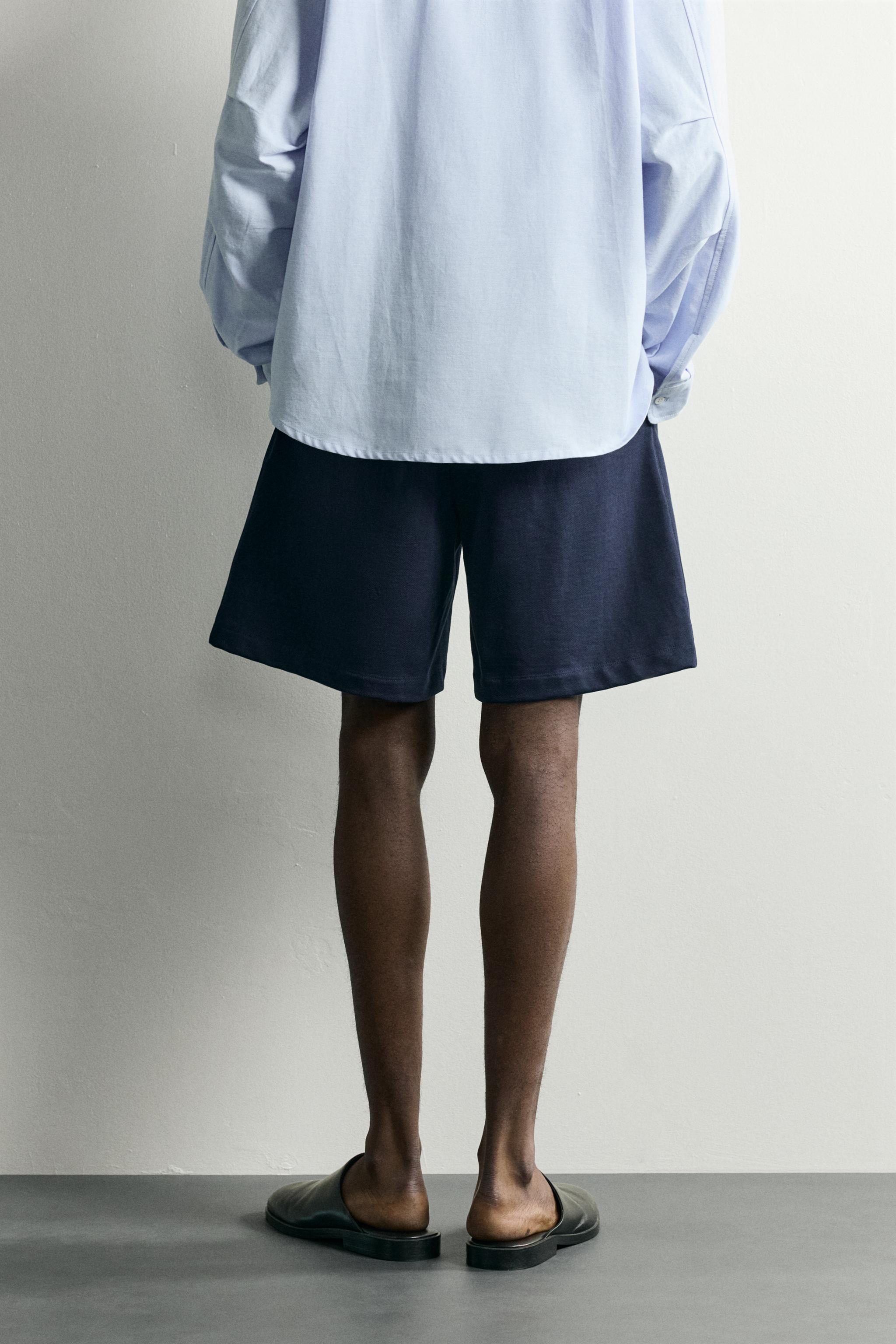 CONTRAST WAIST JOGGER SHORTS