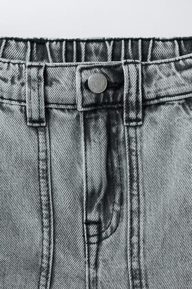BAGGY JEANS WITH POCKETS - Light grey by Zara - Image 2