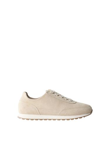 LEATHER TRAINERS