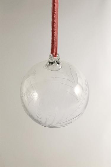 CRYSTAL BALL CHRISTMAS TREE BAUBLE - 990 by Zara - Image 1