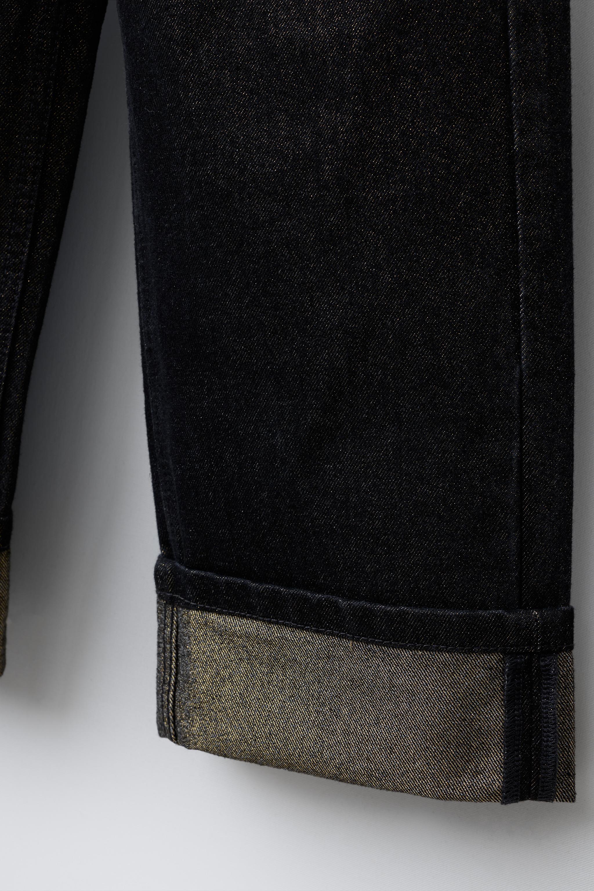 JEAN LARGE EFFET MÉTALLISÉ