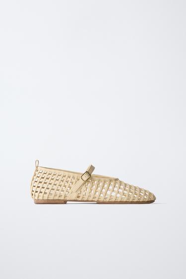 ПРОРЕЗНЫЕ БАЛЕТКИ — от Zara