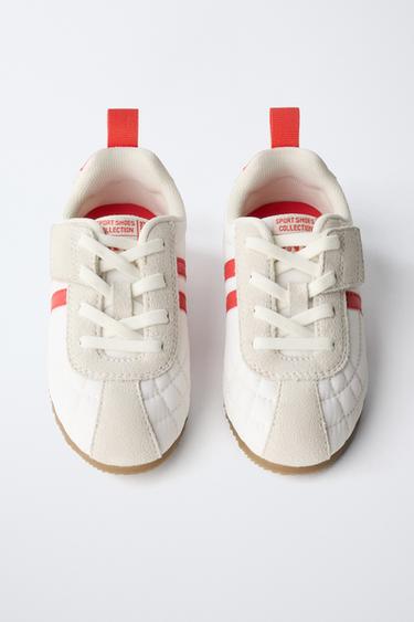 BASKET DE SPORT RÉTRO - Blanc de Zara - Image 4