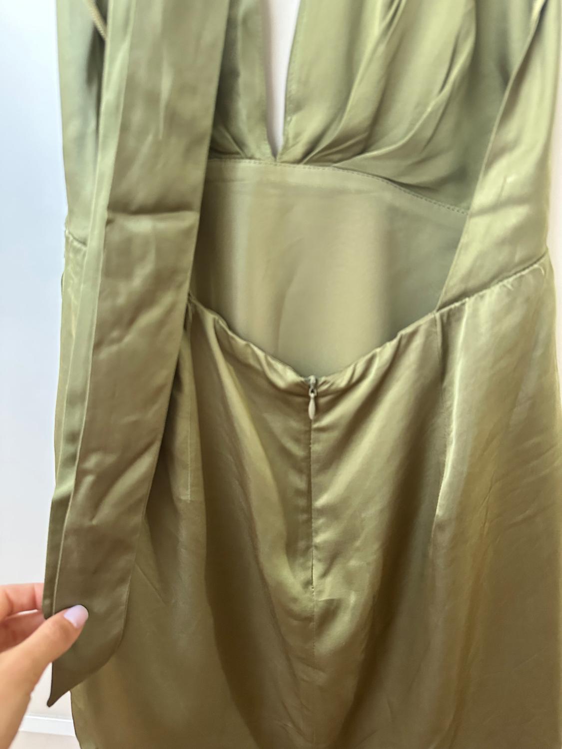 SATIN MINI DRESS - Image 9