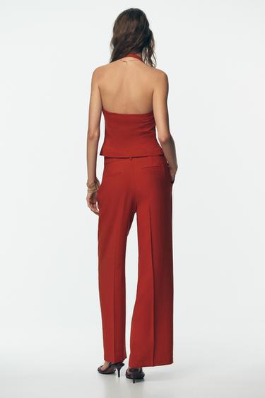 WIDE-LEG TROUSERS WITH DARTS - Brick by Zara - Image 3