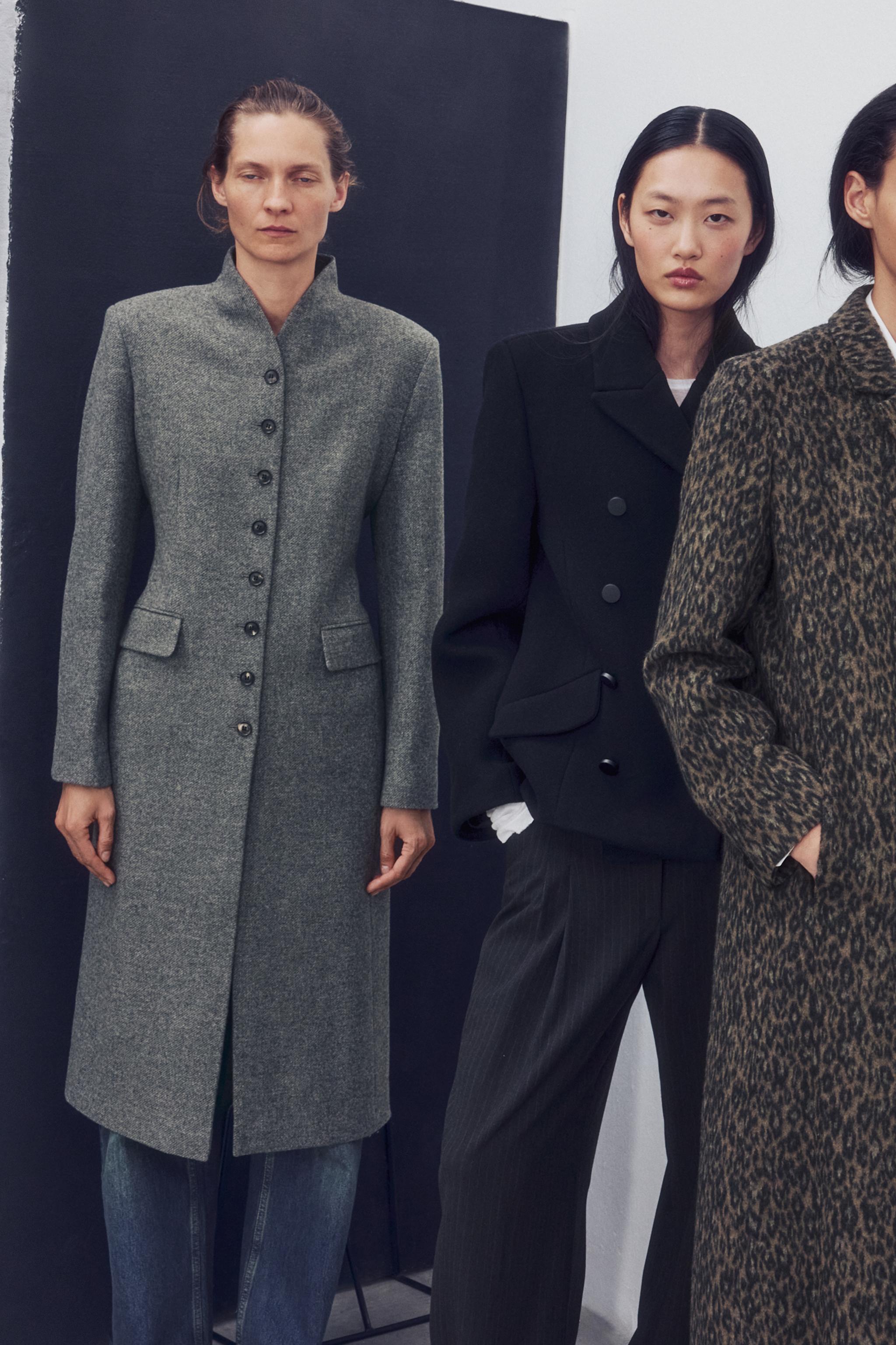 MANTEAU LAINE BOUTONS ZW COLLECTION