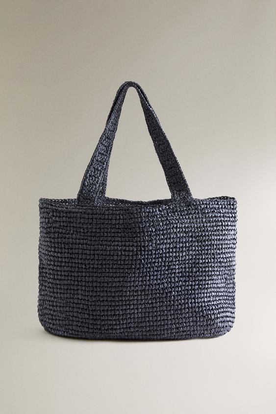 PAPÍROVÁ KABELKA SHOPPER - Námořnická modrá od Zara - Obrázek 0