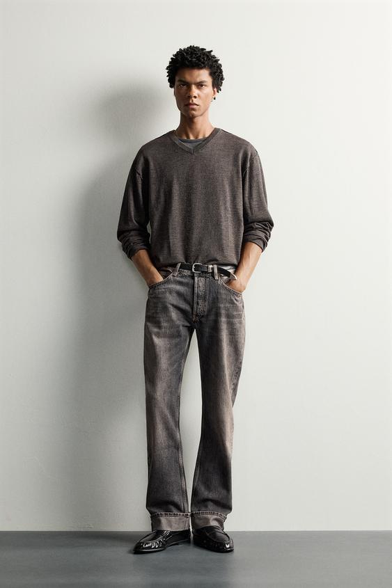 RELAXED FIT SEAM DETAIL JUMPER - Cement by Zara - Image 0