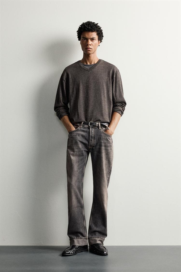 Zara Relaxed fit seam detail jumper