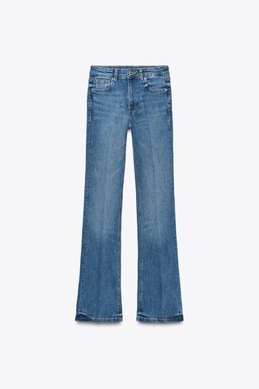 JEANS ZW COLLECTION BOOTCUT FULL LENGTH MIT MITTELHOHEM BUND - Hellblau von Zara - Bild 0