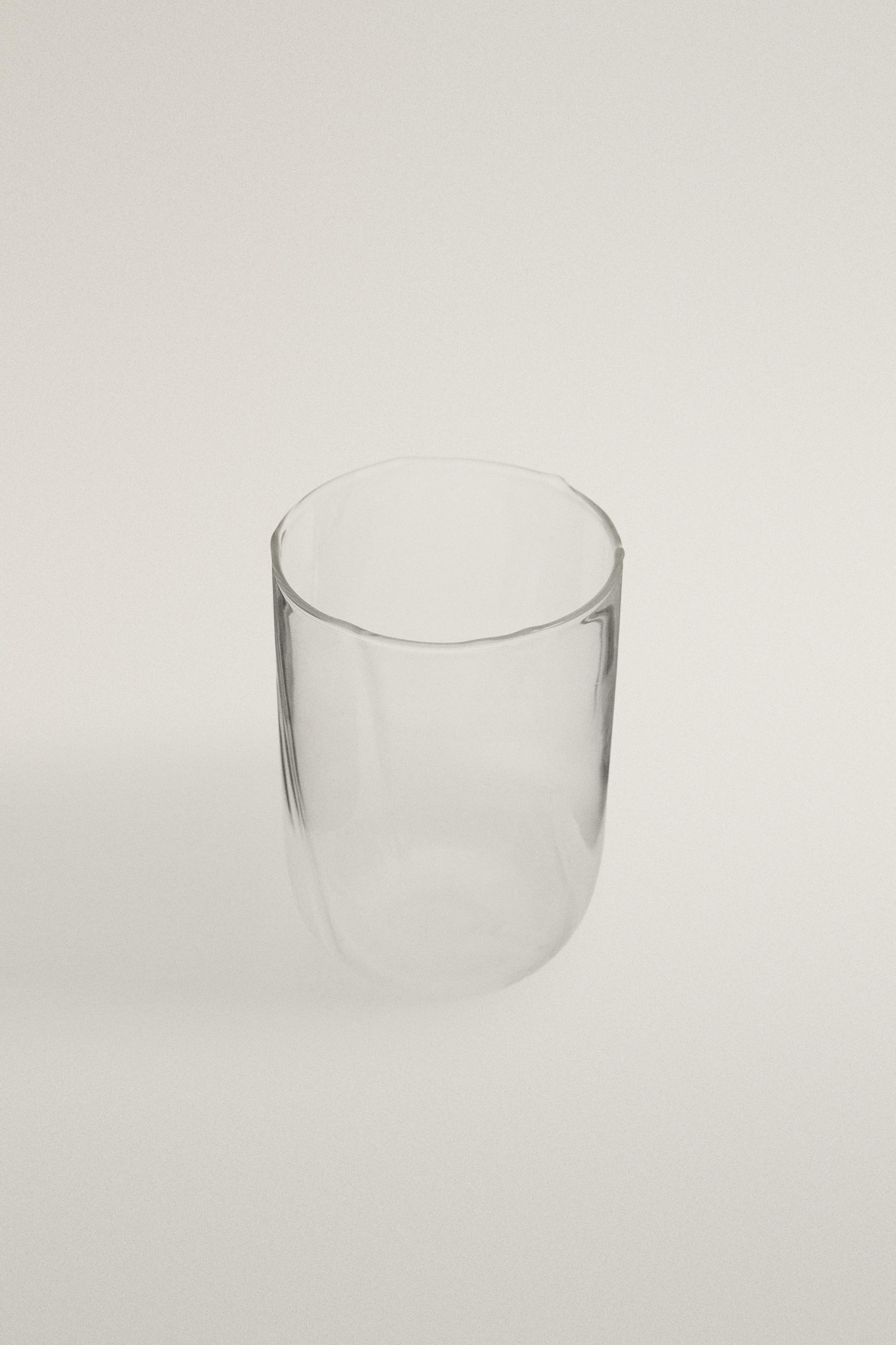 BOROSILICATE GLASS TOOTHBRUSH TUMBLER