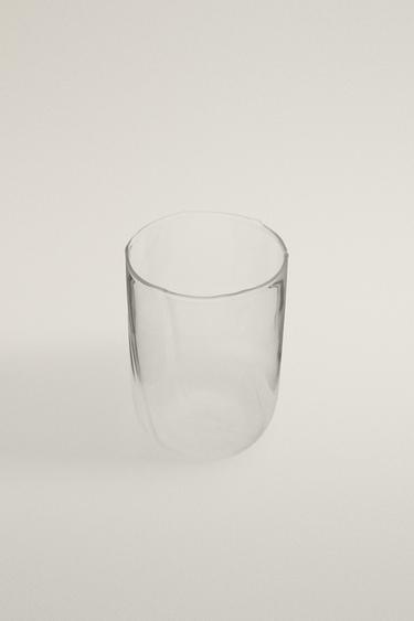 BOROSILICATE GLASS TOOTHBRUSH TUMBLER — Transparent 2