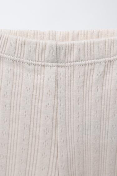 LOT DE TROIS LEGGINGS CÔTELÉS - Multicolore de Zara - Image 3