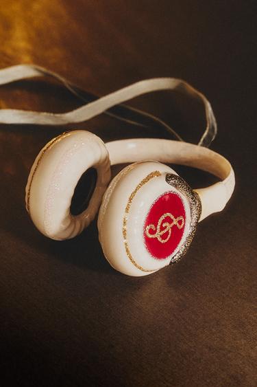 HELMETS CHRISTMAS TREE DECORATION - Ecru by Zara - Image 4