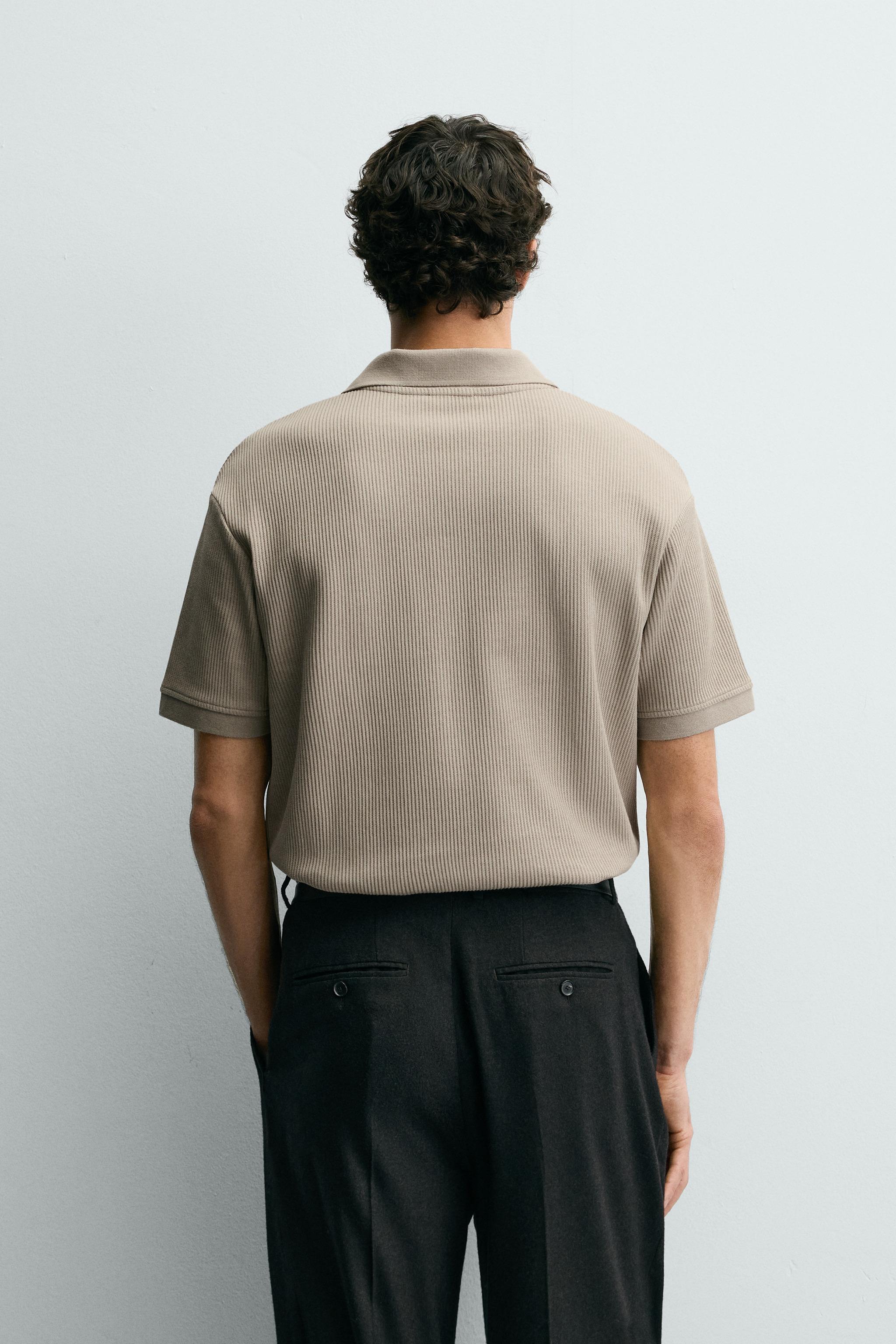 VERTICAL TEXTURED POLO