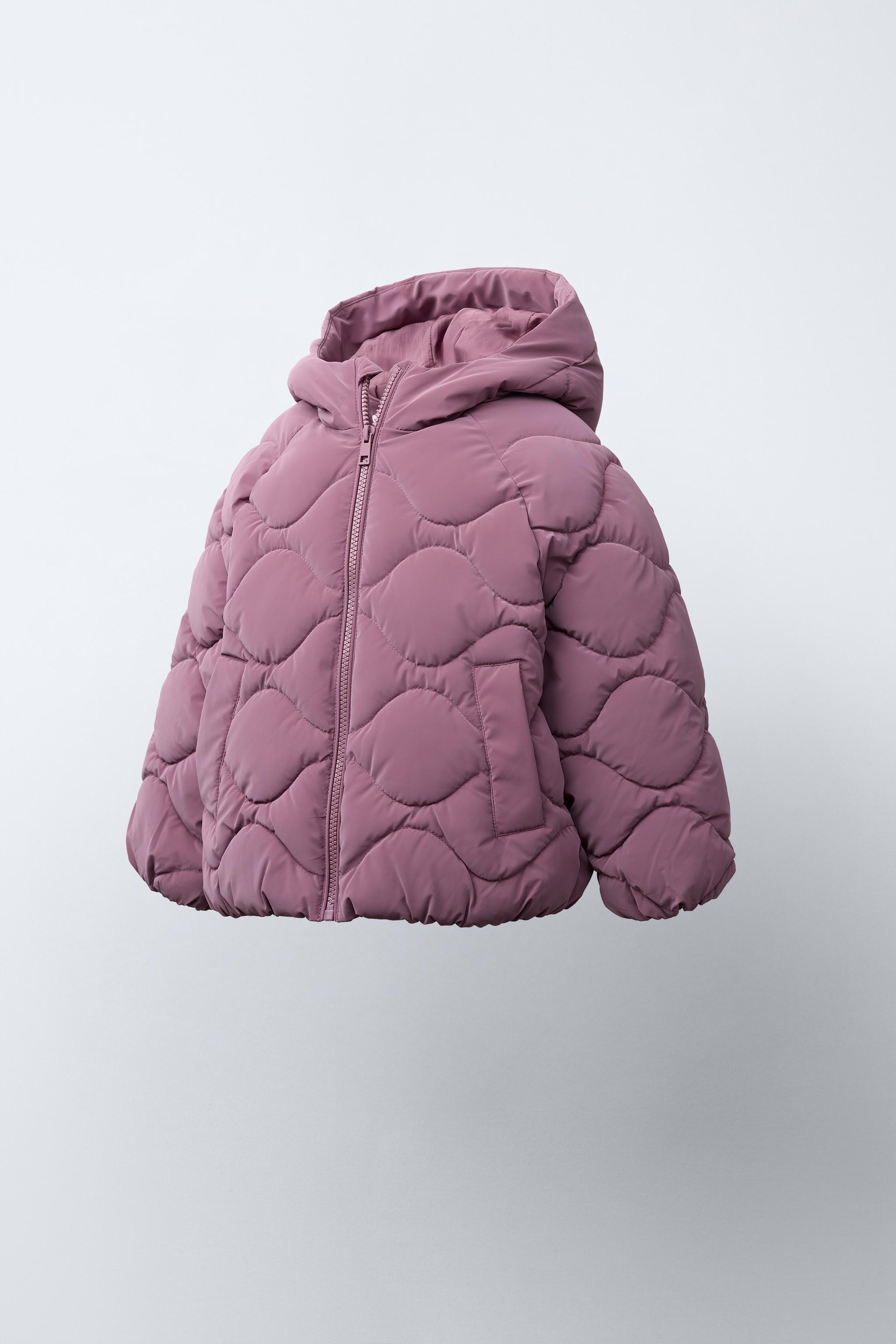 RUBBERIZED PADDED JACKET Dark pink ZARA United States