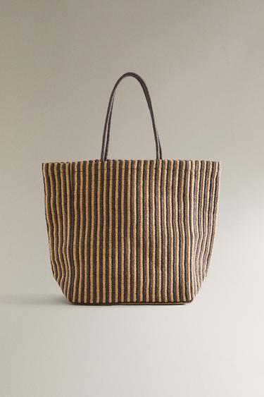 SAC CABAS RAYURES - Bicolore de Zara - Image 1