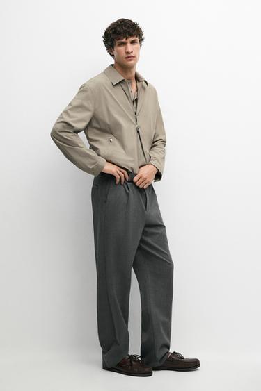 Zara Lightweight short jacket - taupe brown