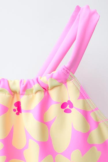 1-6 YEARS/ FLORAL PRINT SWIMSUIT - Pink by Zara - Image 2