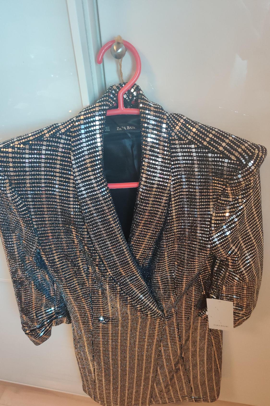 METALLIC BLAZER DRESS - Image 4