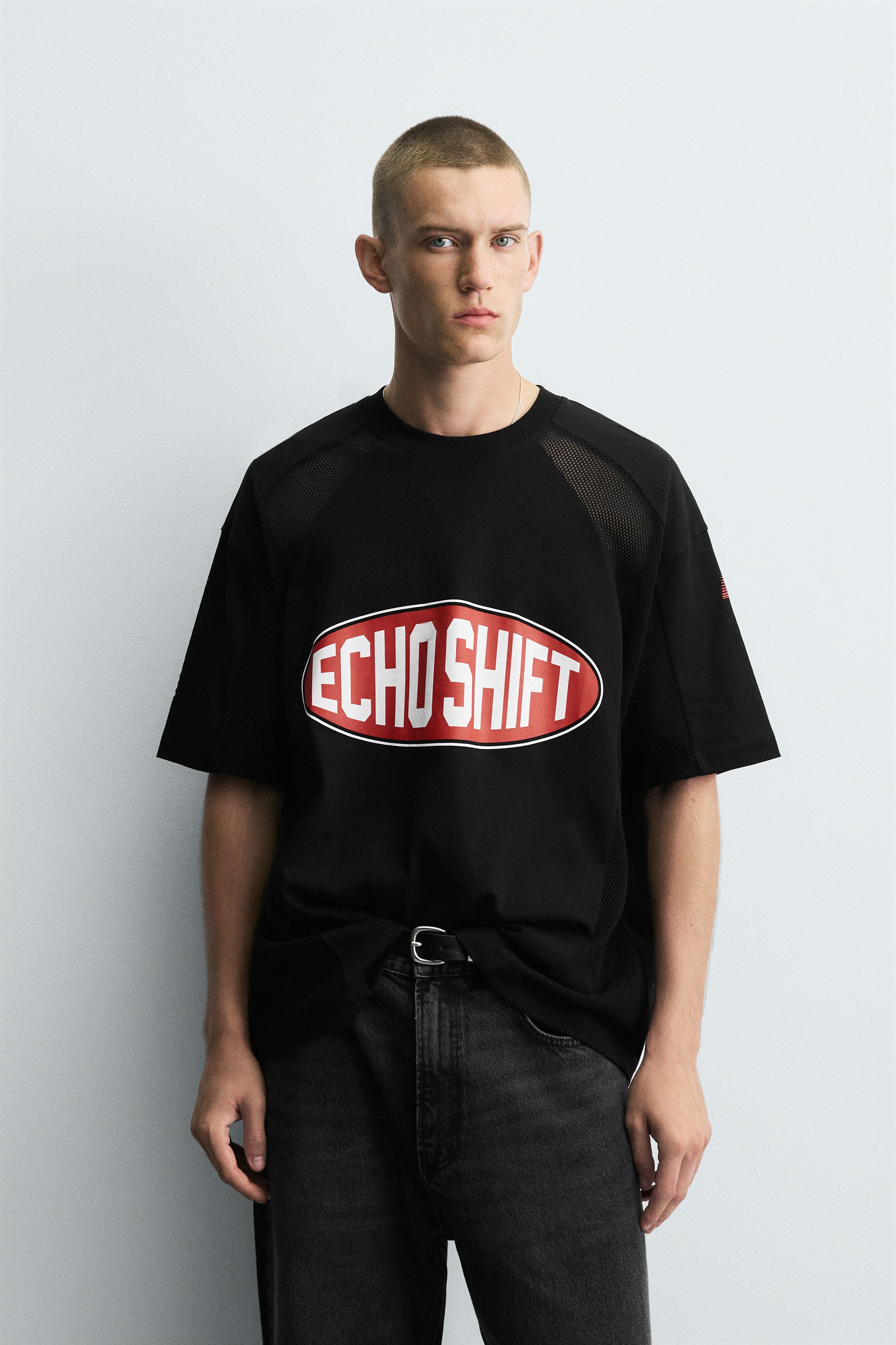 COMBINATION GRAPHIC T-SHIRT - Black | ZARA United States