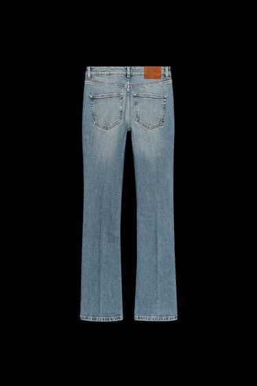 ZW COLLECTION BOOTCUT HIGH-WAIST JEANS - Blue by Zara
