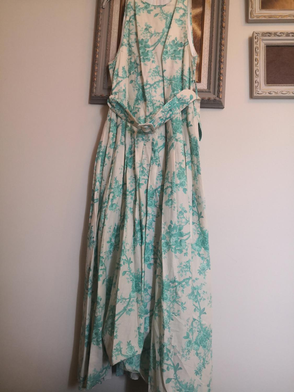 PRINTED MIDI DRESS