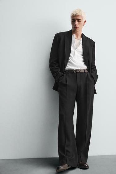 LIMITED EDITION SUIT TROUSERS - Black by Zara - Image 4